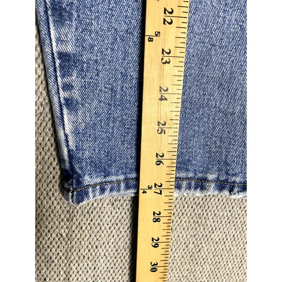 Vtg Wrangler Rugged Jeans Men Size 36X27 Blue Distressed Relaxed Straight Work - Picture 12 of 13